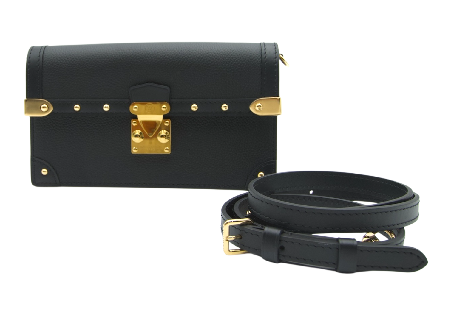 Louis Vuitton Trunk Chain Wallet Black