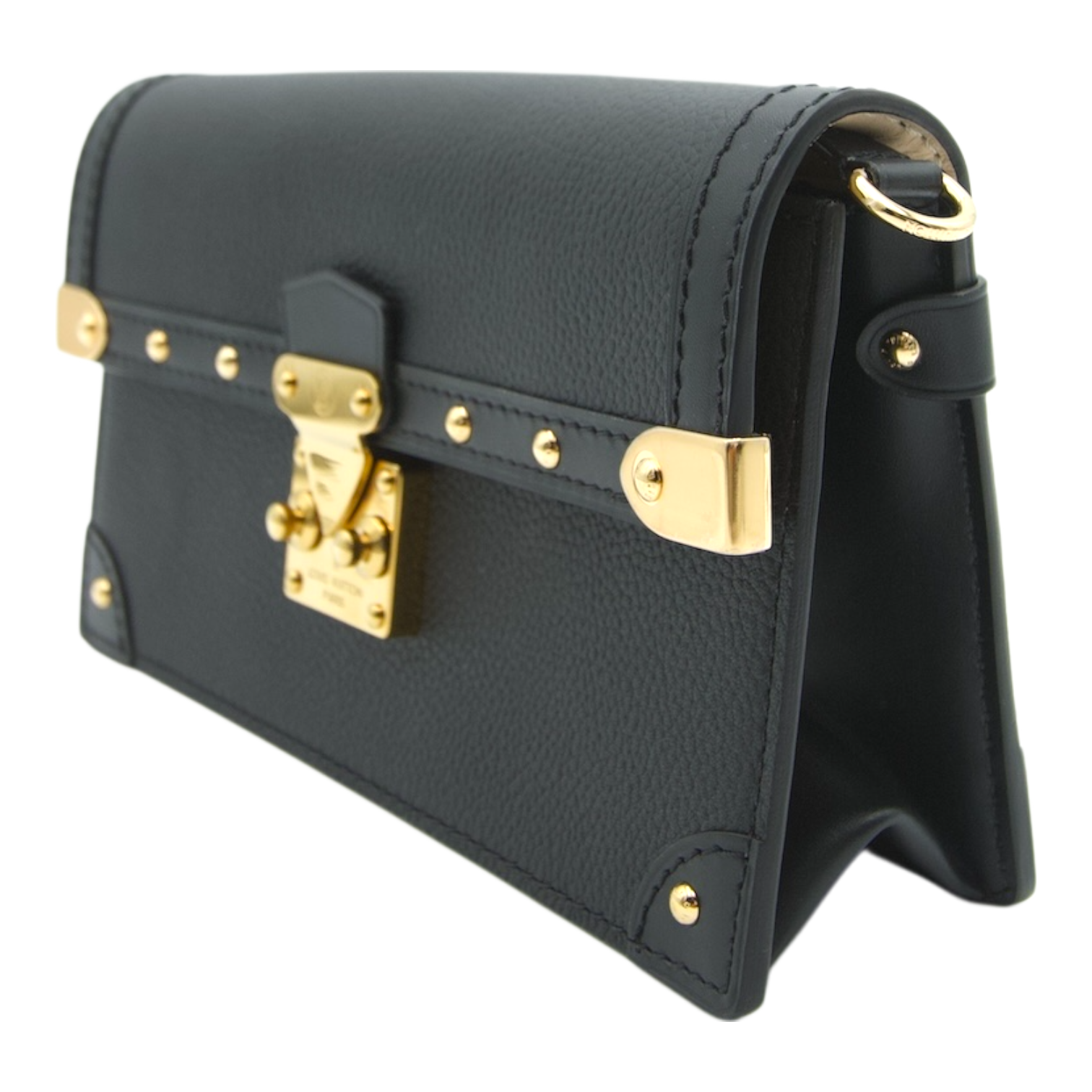 Louis Vuitton Trunk Chain Wallet Black