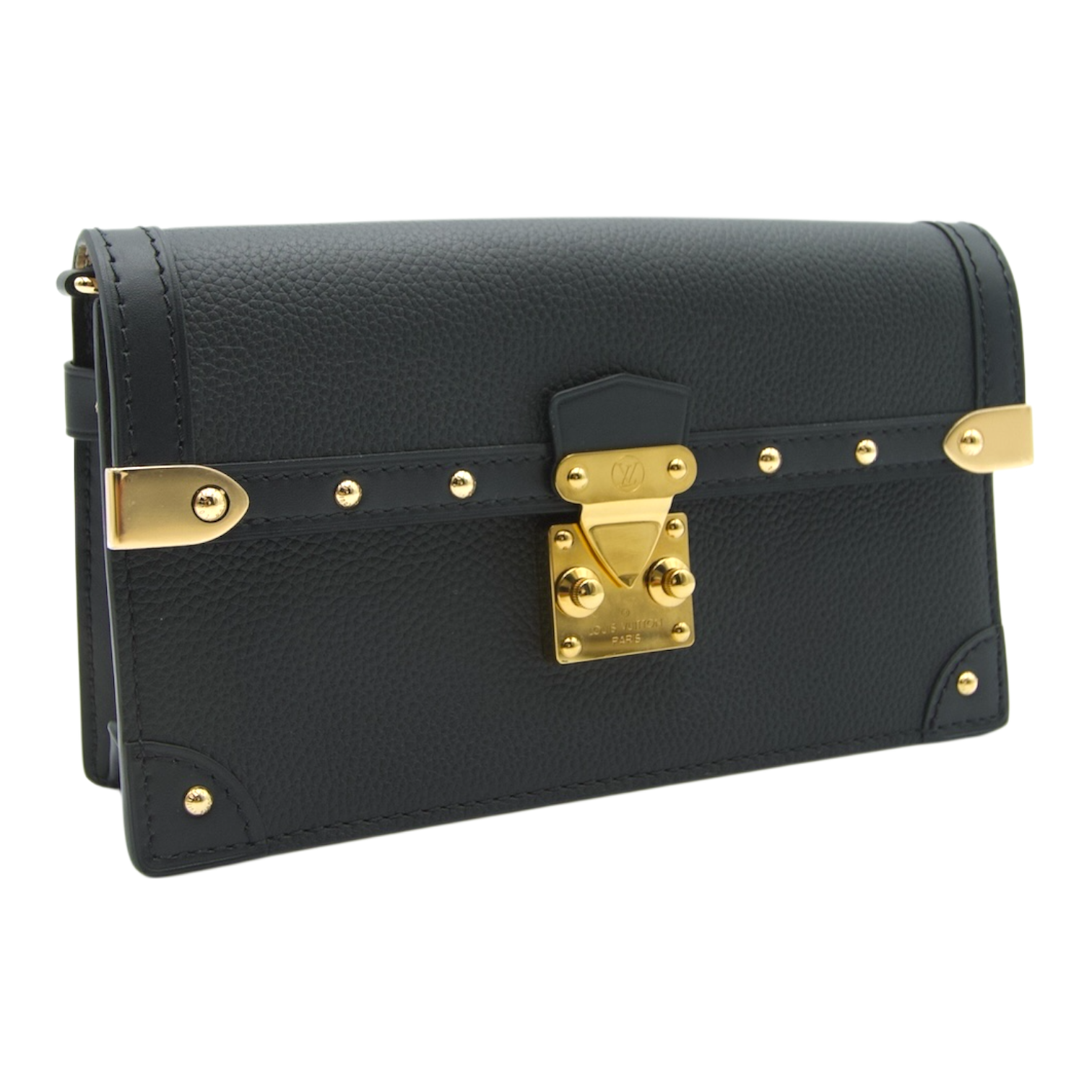 Louis Vuitton Trunk Chain Wallet Black