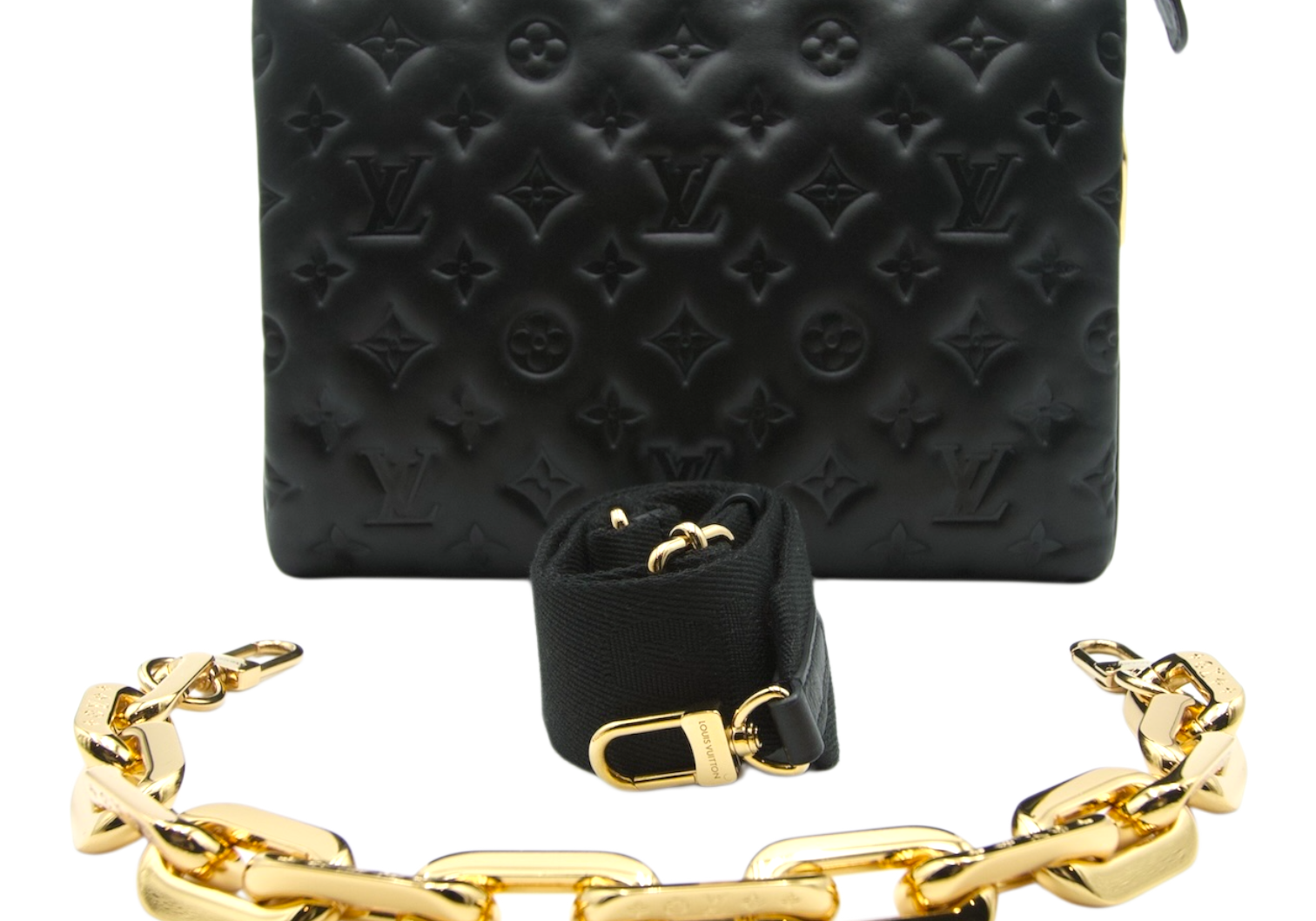 Louis Vuitton Coussin Black Lambskin