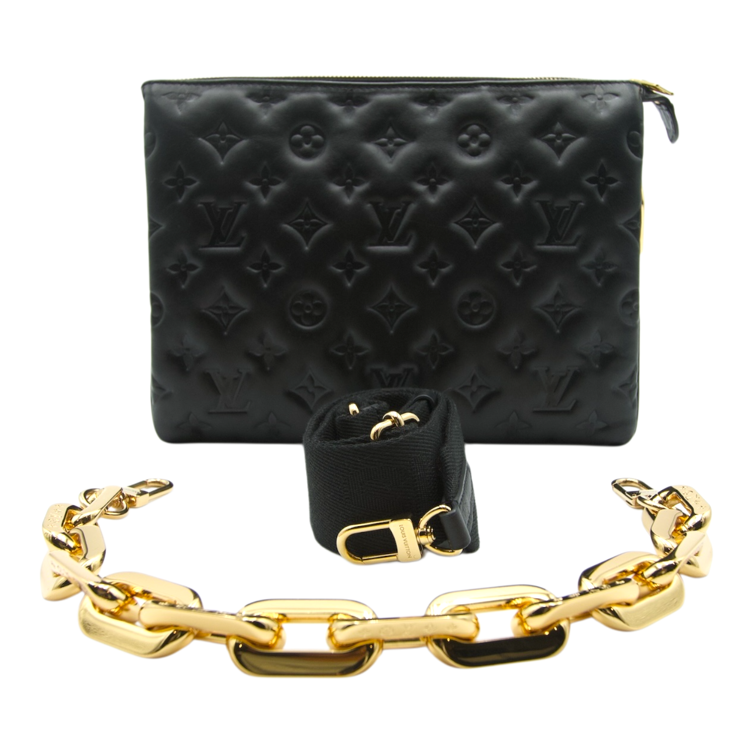Louis Vuitton Coussin Black Lambskin