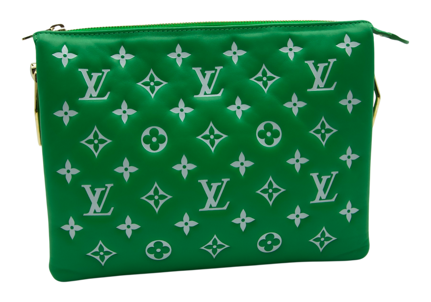 Louis Vuitton Coussin PM Green Monogram Empreinte Leather