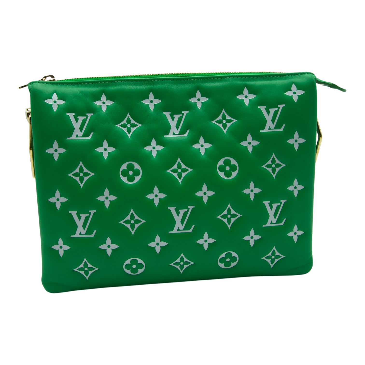 Louis Vuitton Coussin PM Green Monogram Empreinte Leather