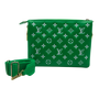 Louis Vuitton Coussin PM Green Monogram Empreinte Leather