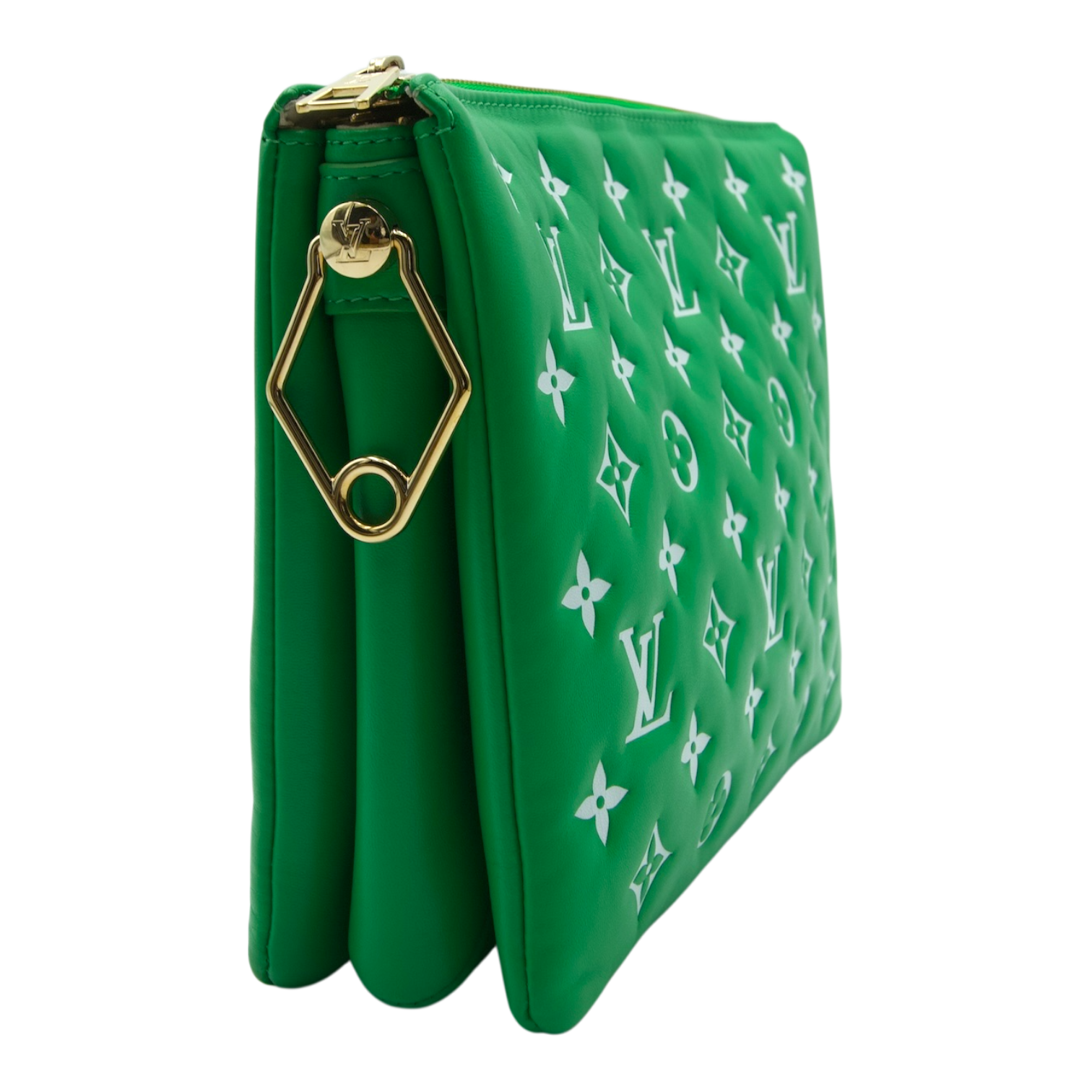 Louis Vuitton Coussin PM Green Monogram Empreinte Leather