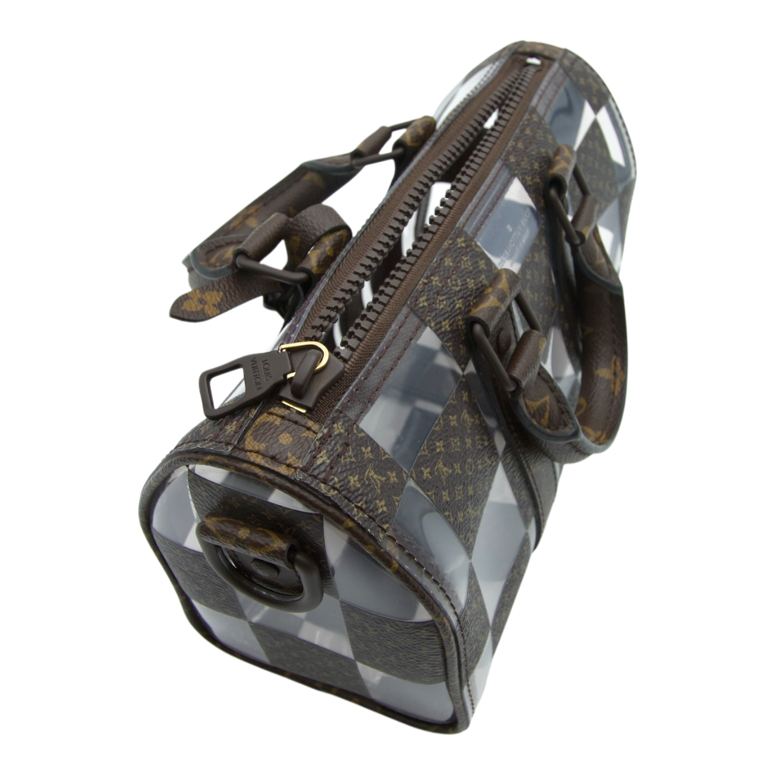 Louis Vuitton Monogram Chess Keepall Speedy XS, Transparent Vinyl