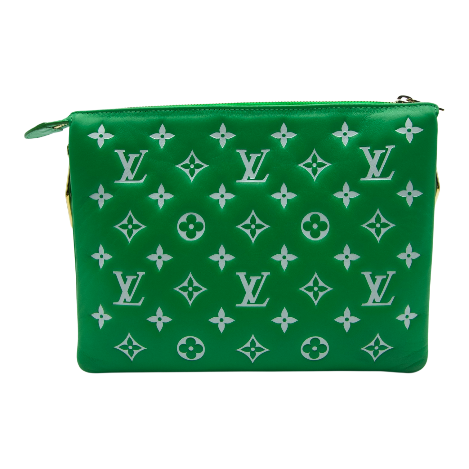 Louis Vuitton Coussin PM Green Monogram Empreinte Leather
