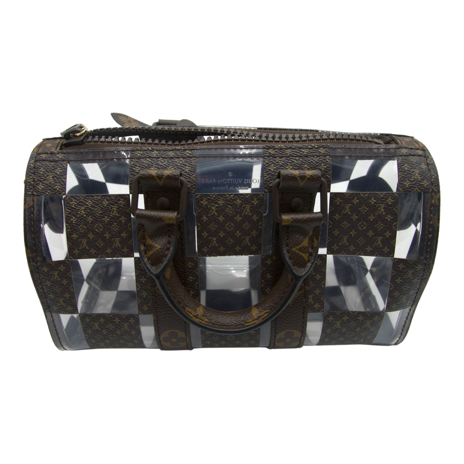 Louis Vuitton Monogram Chess Keepall Speedy XS, Transparent Vinyl