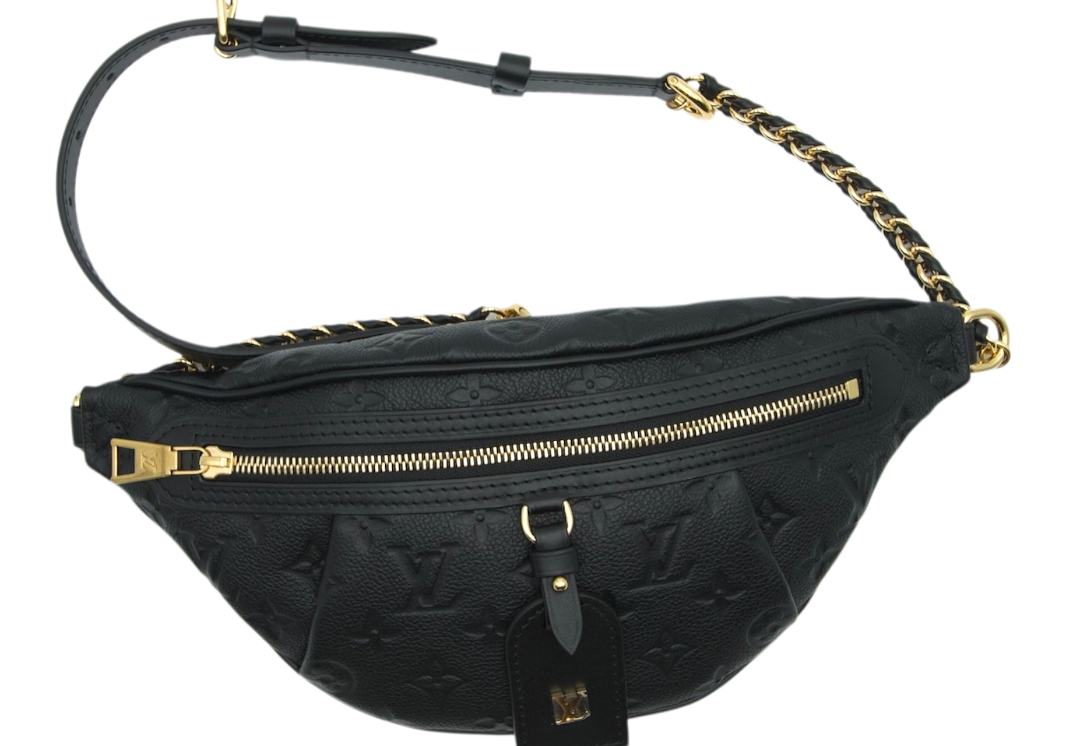 Louis Vuitton Black Monogram Empreinte Leather Bumbag