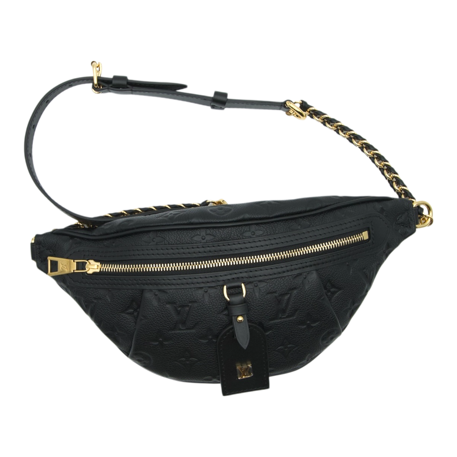 Louis Vuitton Black Monogram Empreinte Leather Bumbag