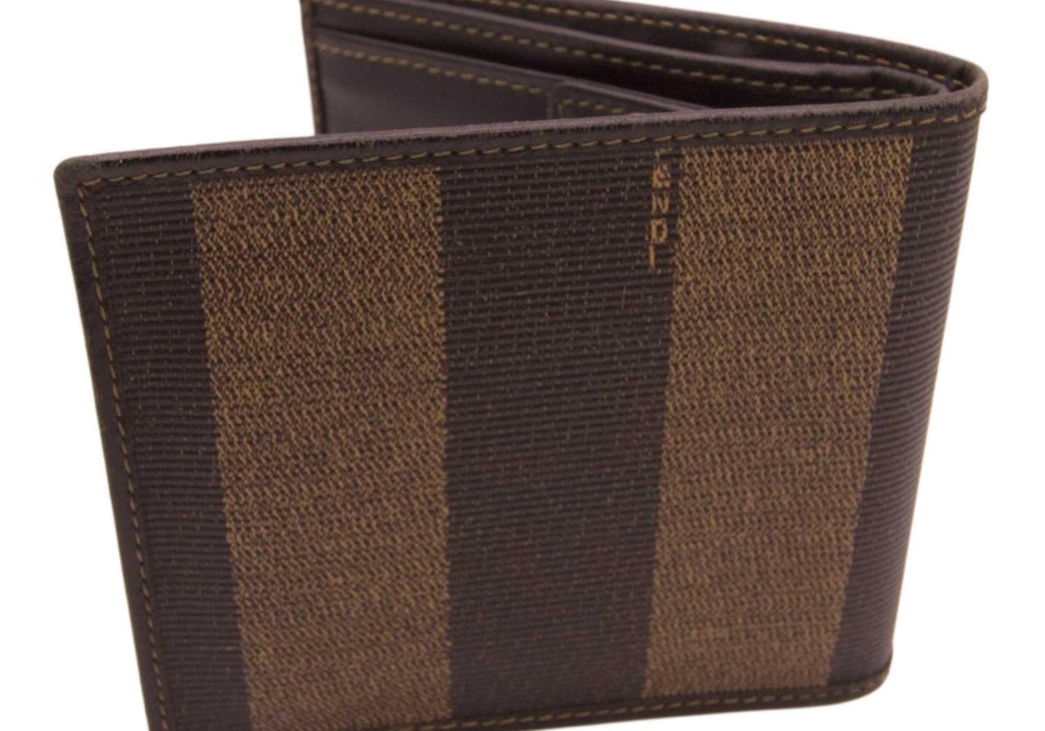 Fendi Vintage Bifold Wallet in Coated Canvas