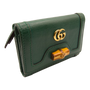 Gucci Bamboo Wallet in Green Leather