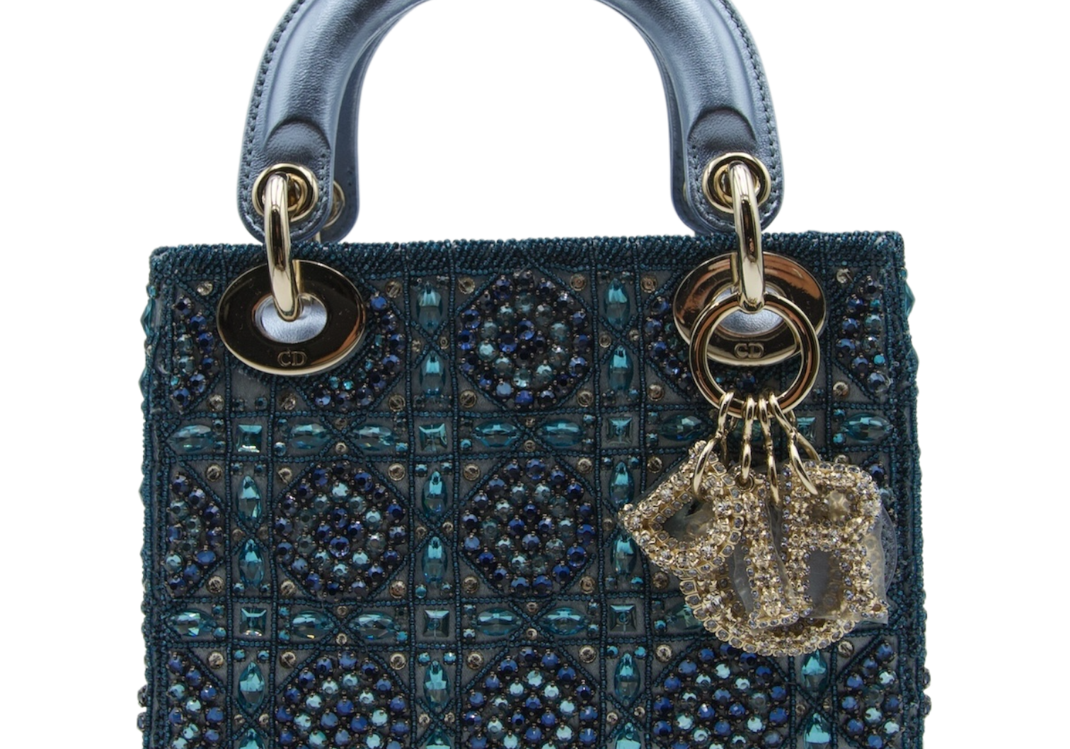 Dior Diorissimo Metallic Blue Mini