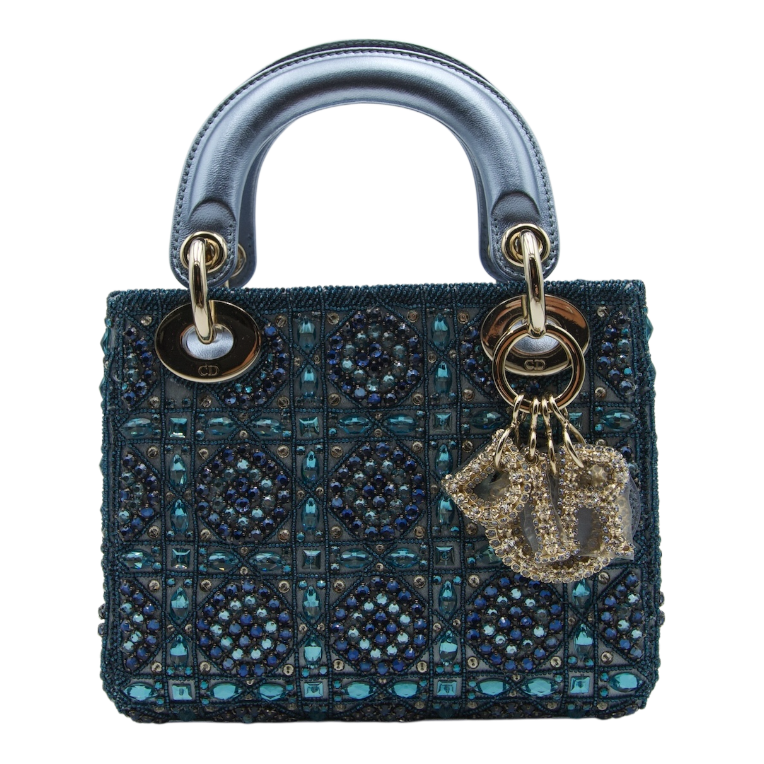 Dior Diorissimo Metallic Blue Mini