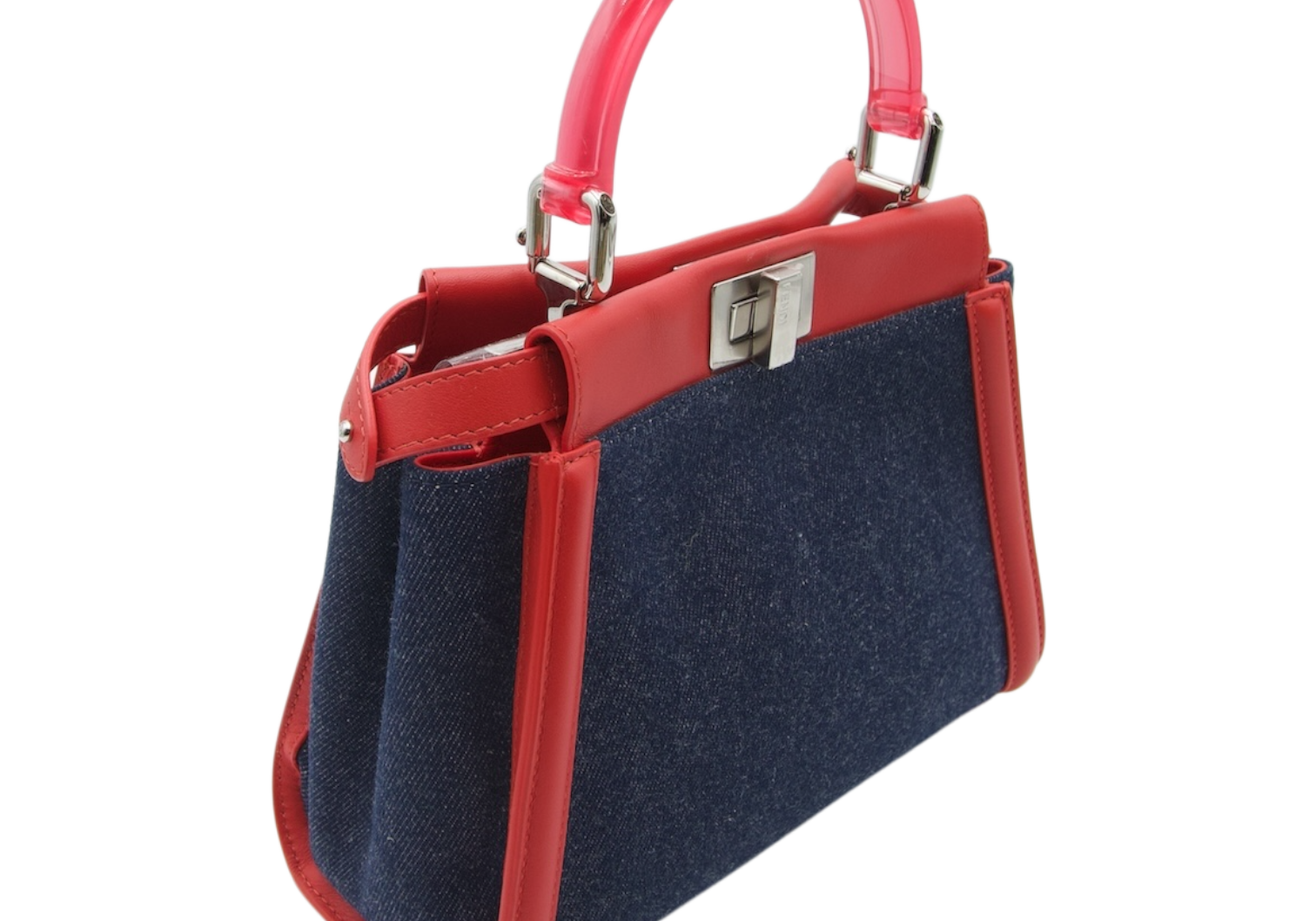 Fendi Denim Peekaboo Shoulderbag