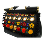 Dolce & Gabbana Sicily Top Handle Bag Black Grained Leather