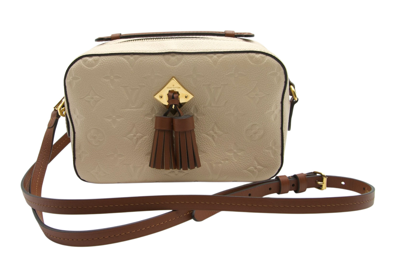 Louis Vuitton Saintonge Crossbody Bag Cream