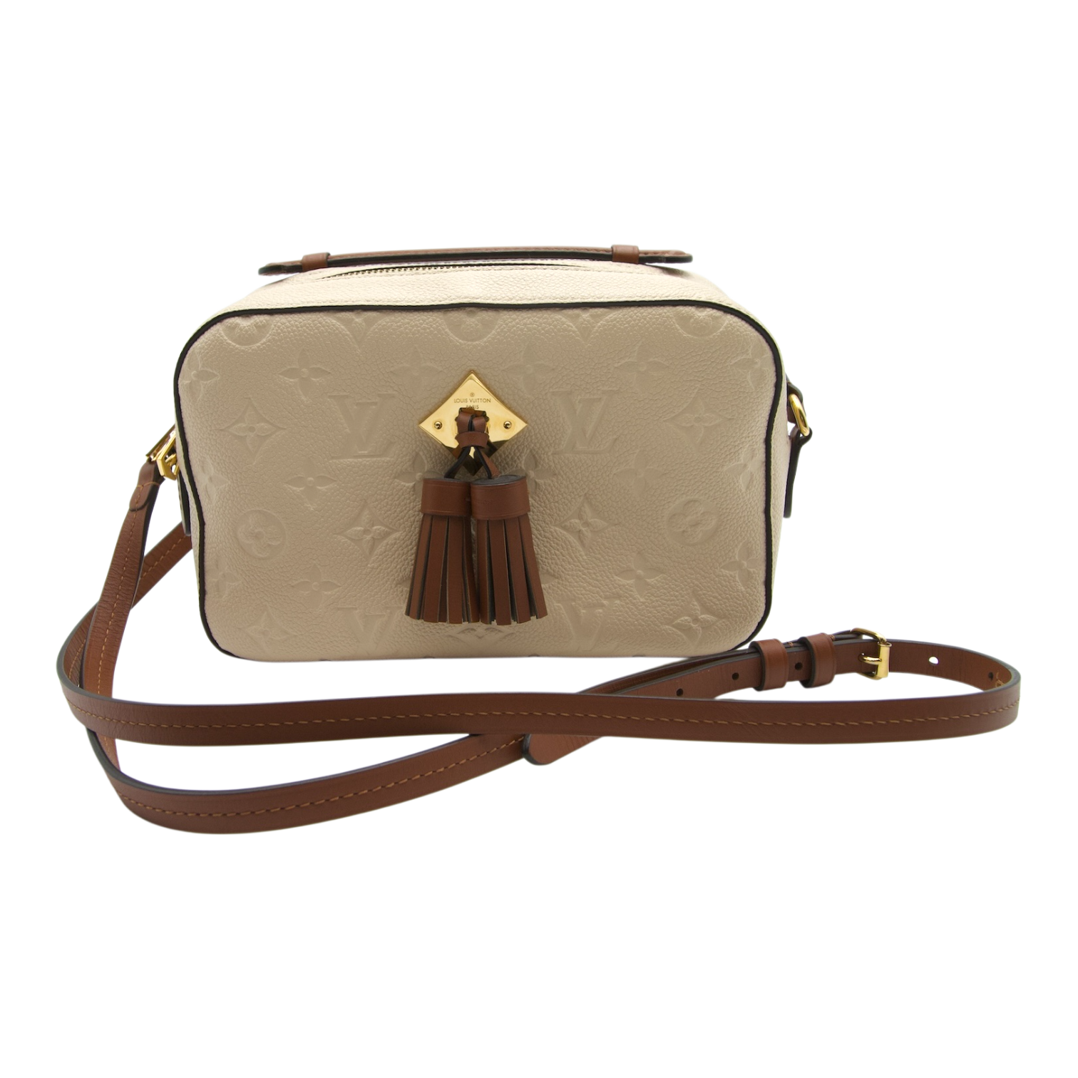 Louis Vuitton Saintonge Crossbody Bag Cream