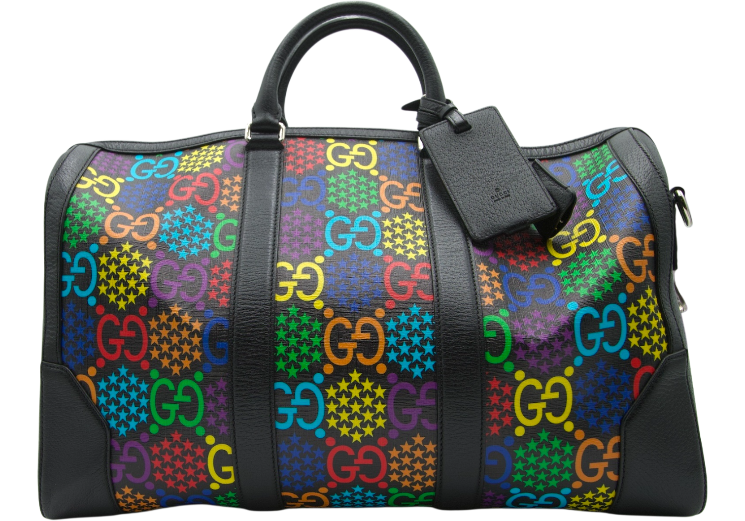 Gucci Carry On Duffle GG Psychedelic Medium Black