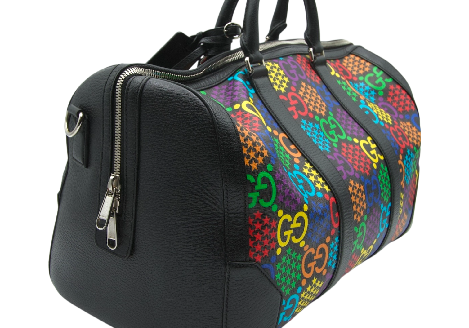 Gucci Carry On Duffle GG Psychedelic Medium Black