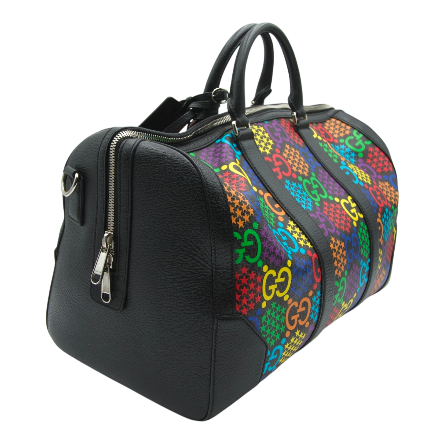 Gucci Carry On Duffle GG Psychedelic Medium Black