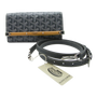 Goyard Monte-Carlo Bois Clutch Blue Goyardine Canvas