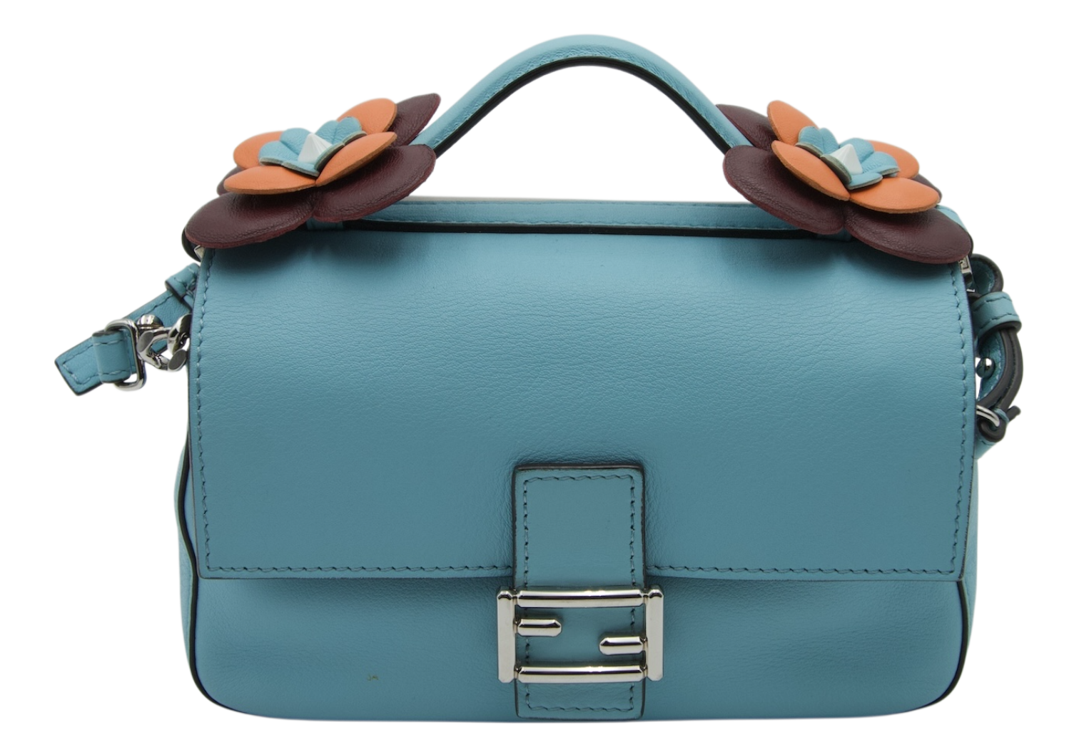 Fendi Micro Flowerland Double Baguette Bag