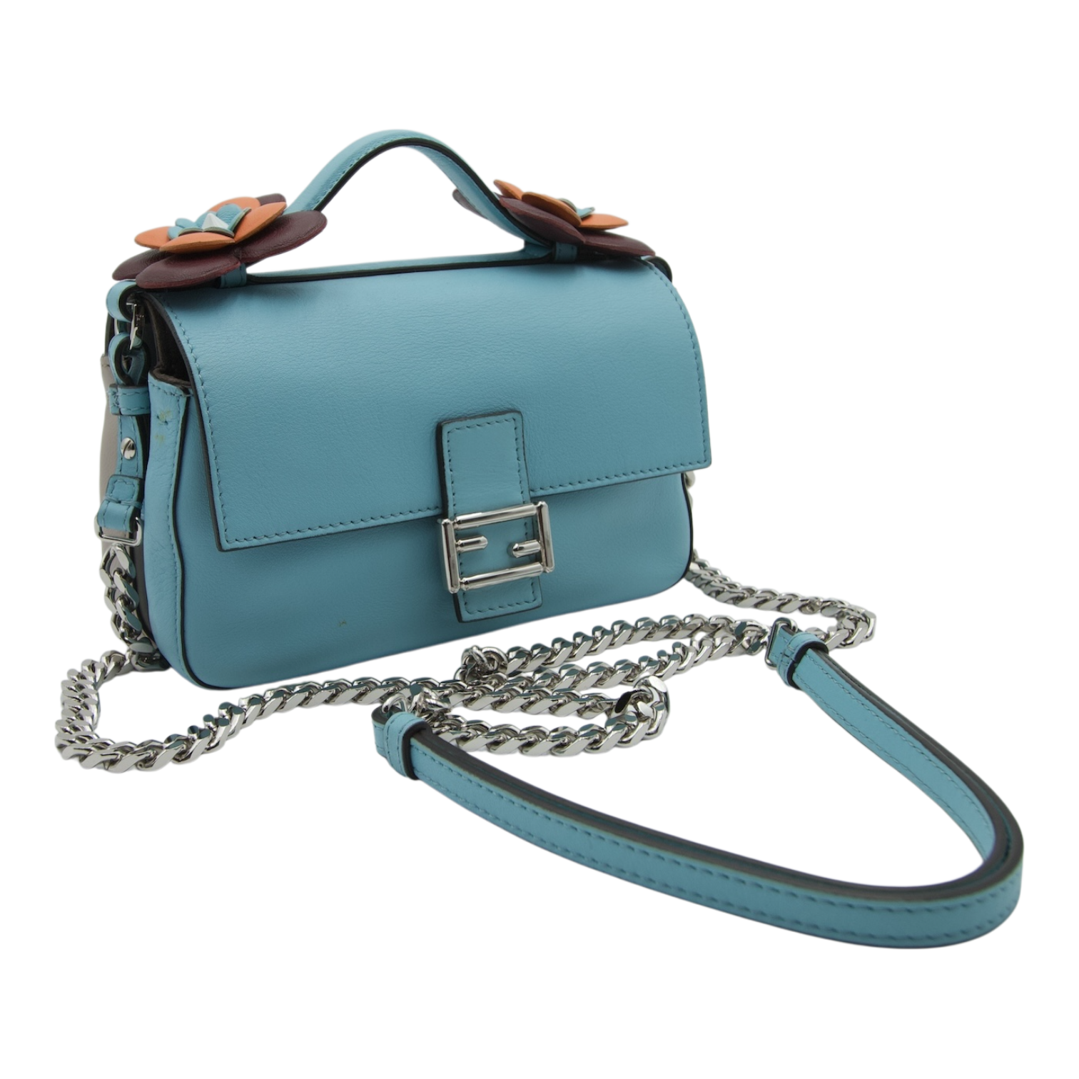 Fendi Micro Flowerland Double Baguette Bag