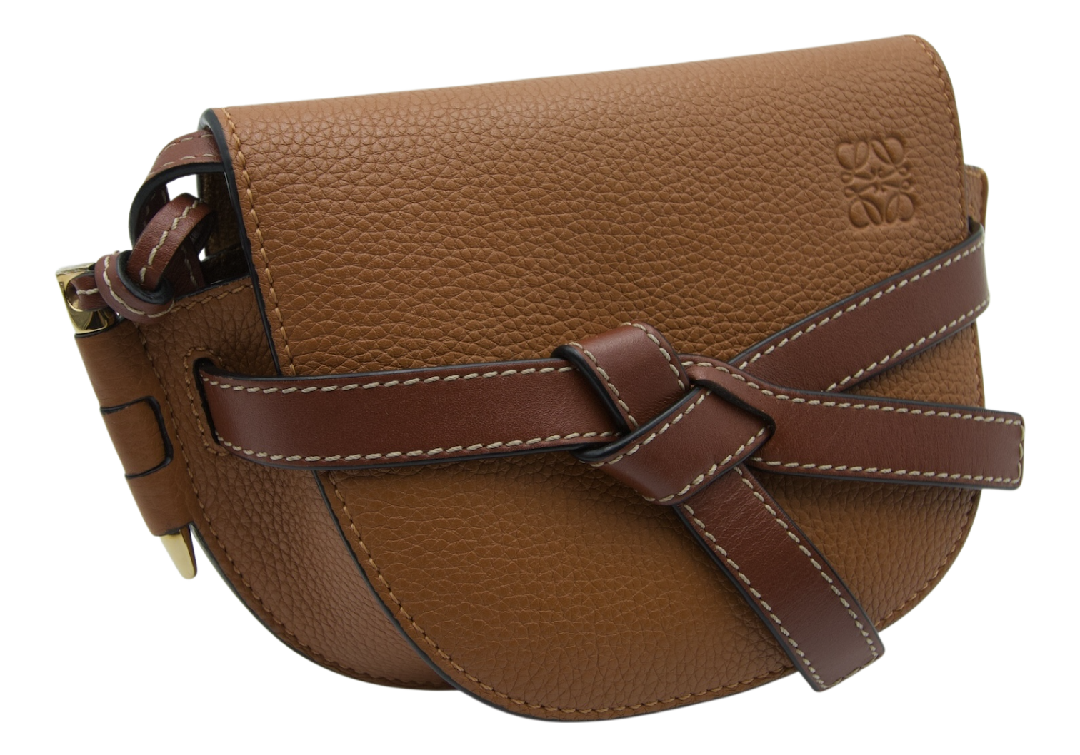 Loewe Gate Dual Crossbody Mini Caramel Soft Grain Calfskin