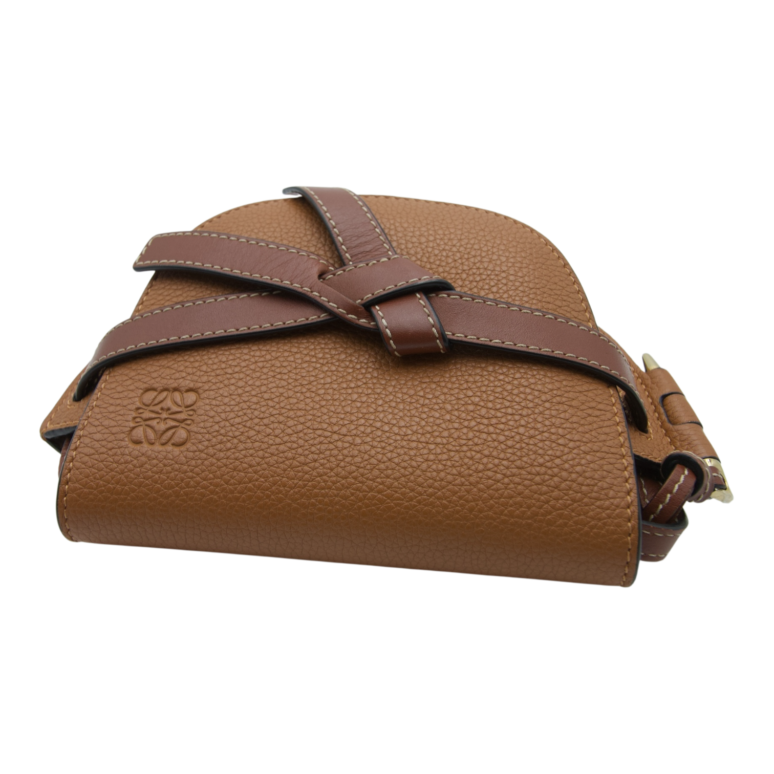 Loewe Gate Dual Crossbody Mini Caramel Soft Grain Calfskin