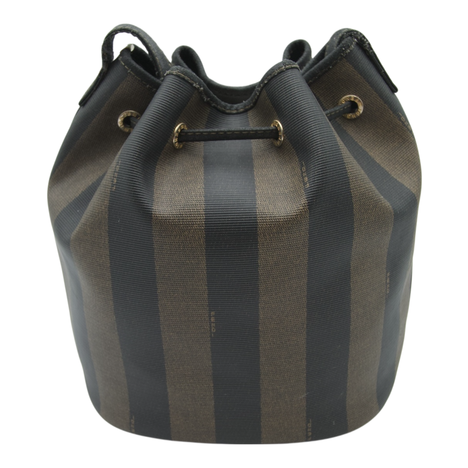 Fendi Pequin Stripe Bucket Bag