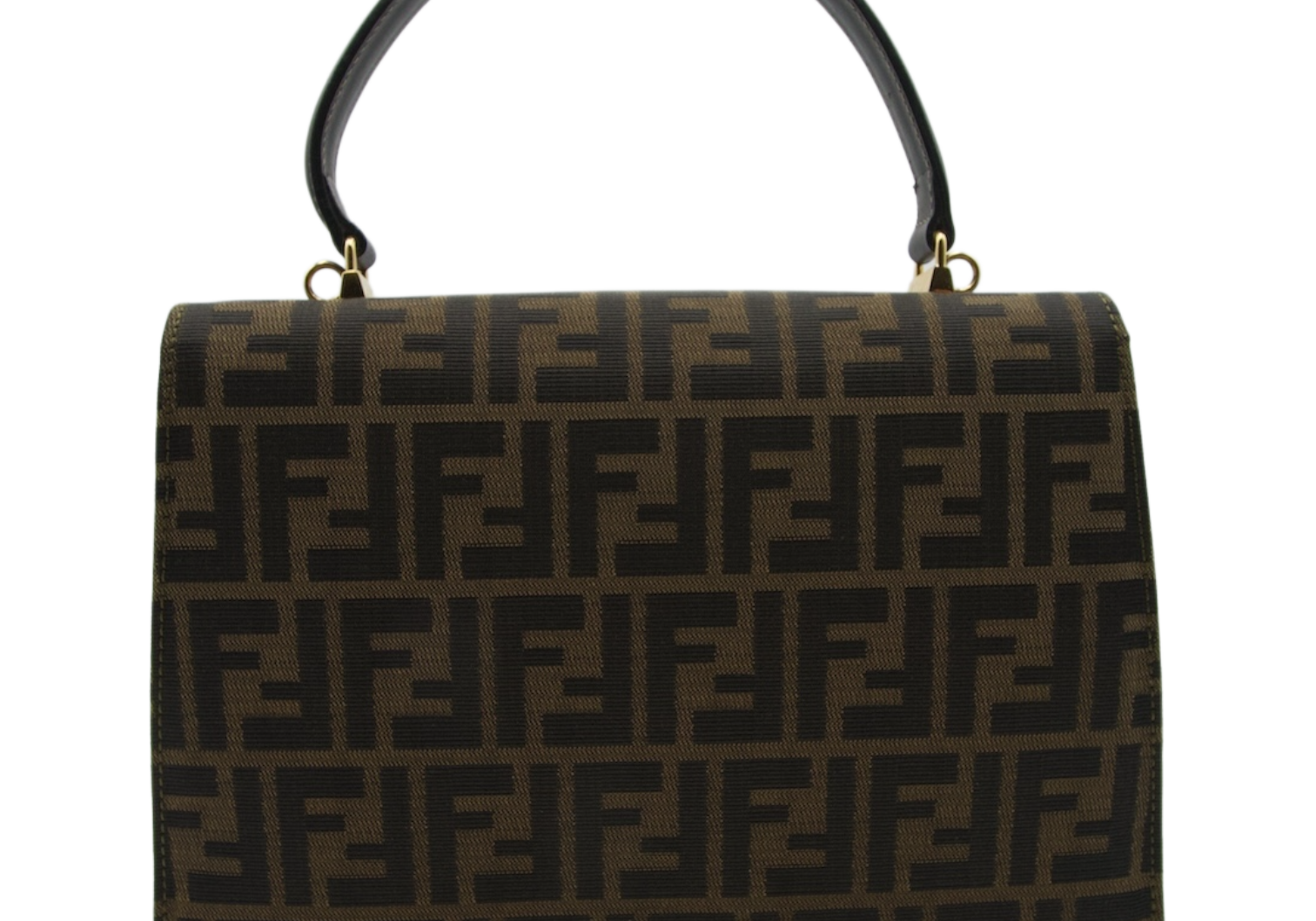 Fendi Vintage Zucca Top Handle Satchel