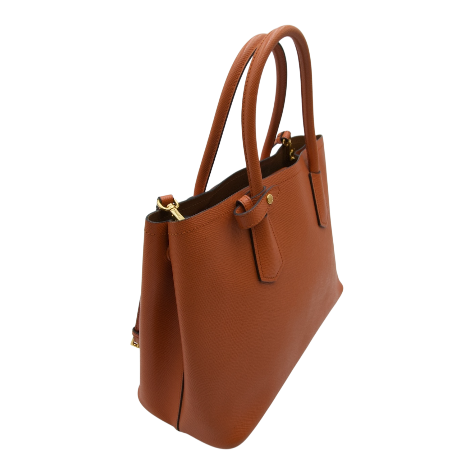 Prada Galleria Medium Orange Tote