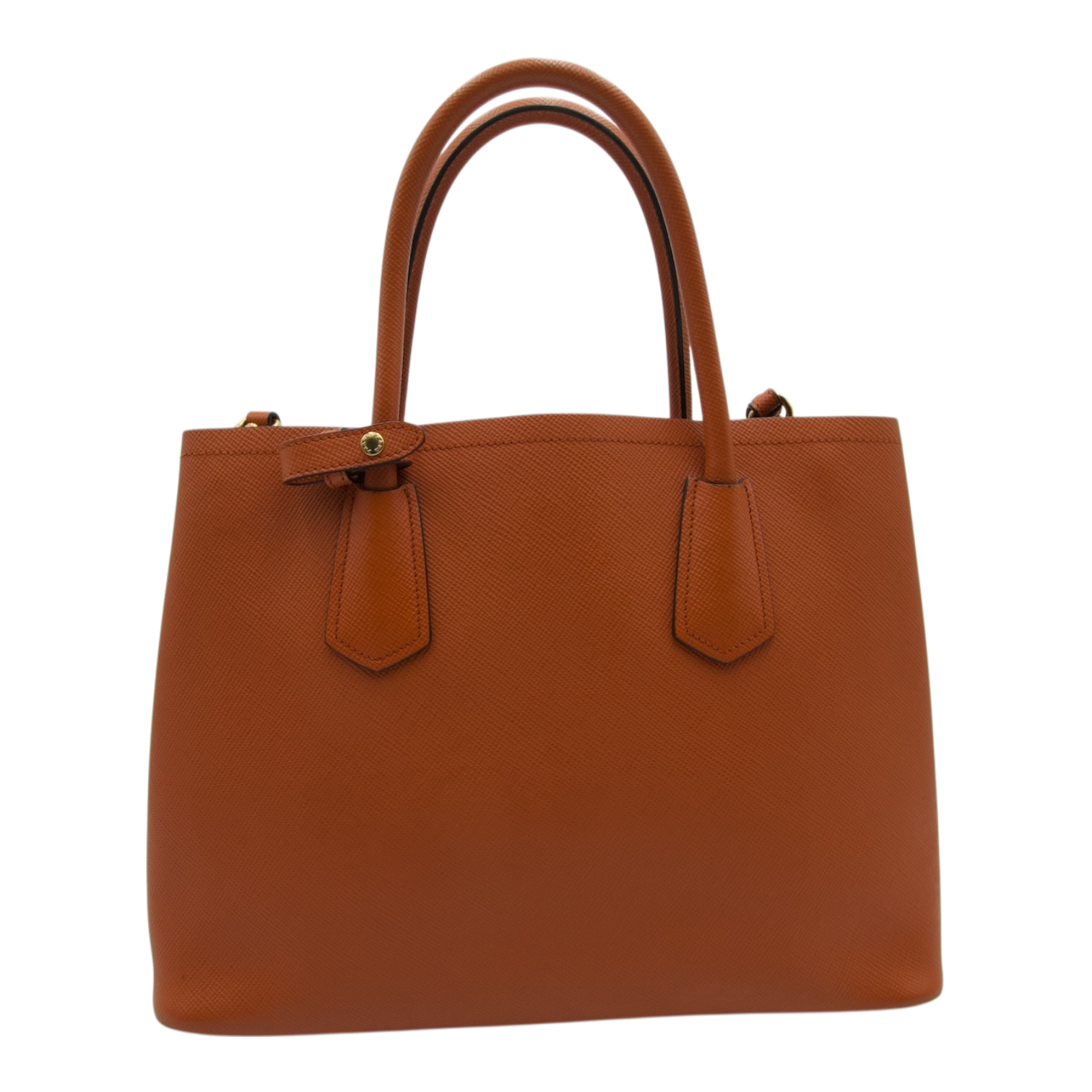 Prada Galleria Medium Orange Tote