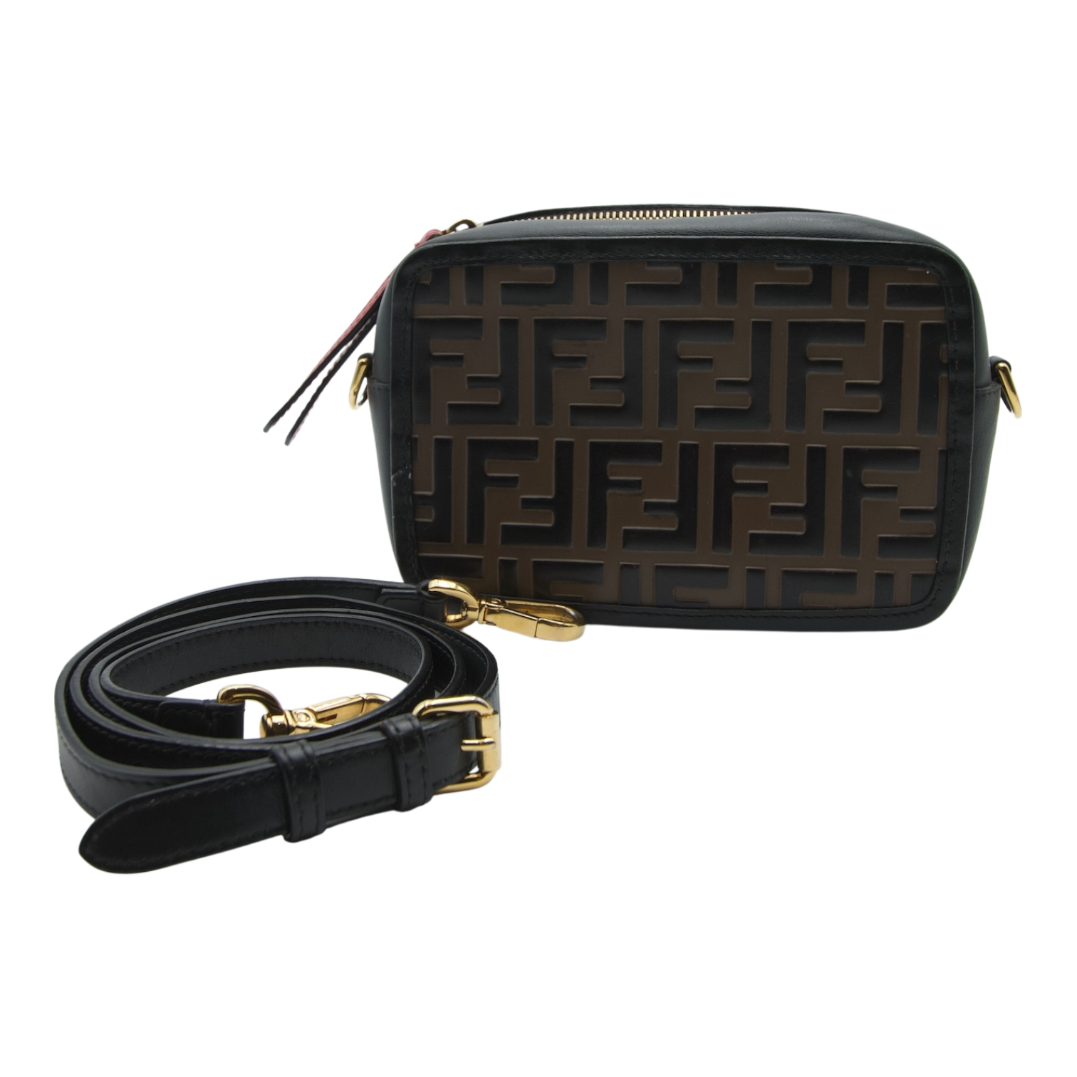 Fendi Camera Crossbody Bag with Matching Wallet