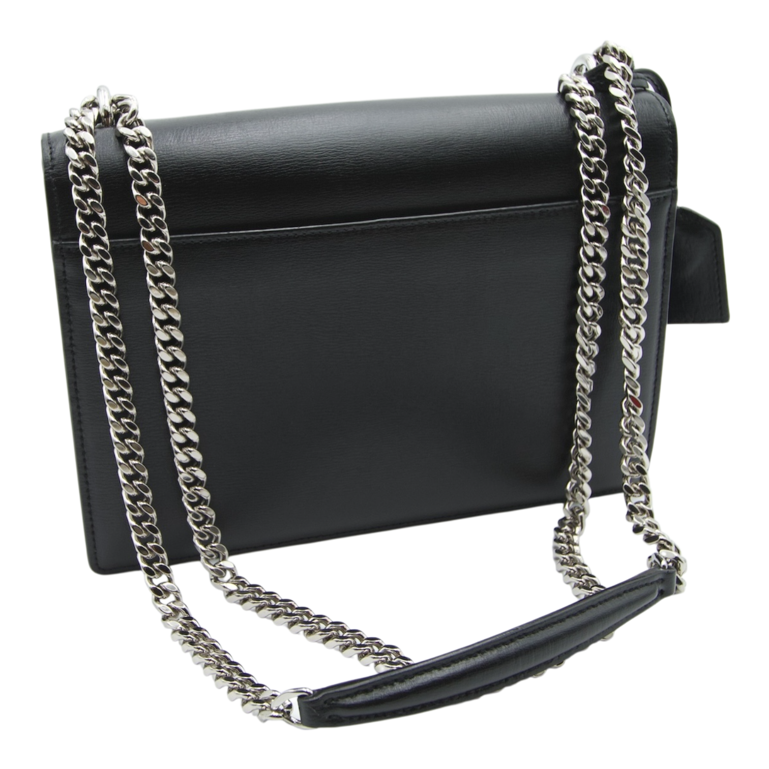 Saint Laurent Sunset Bag Black Smooth Leather