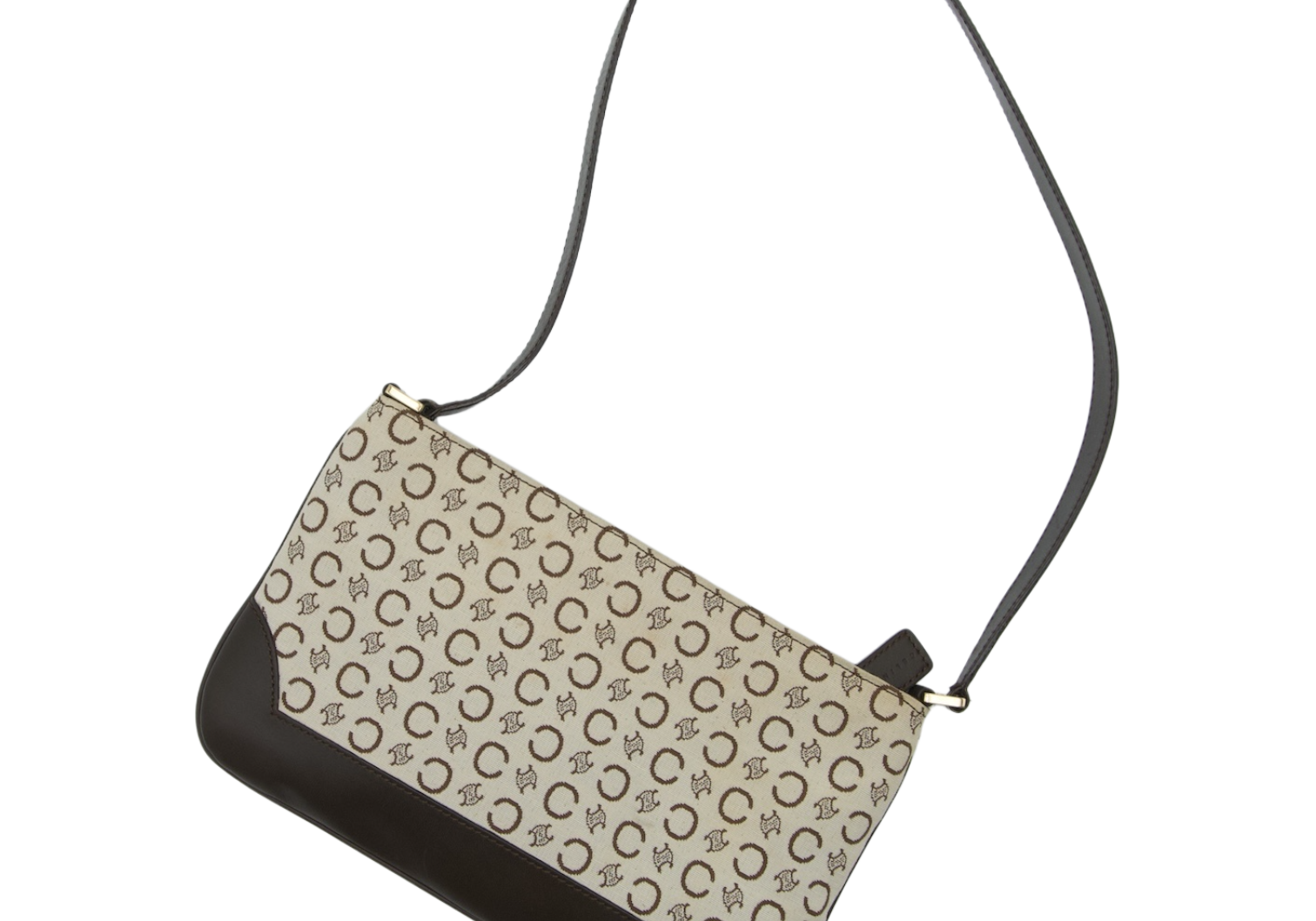 Celine Macadam Canvas Shoulder Bag