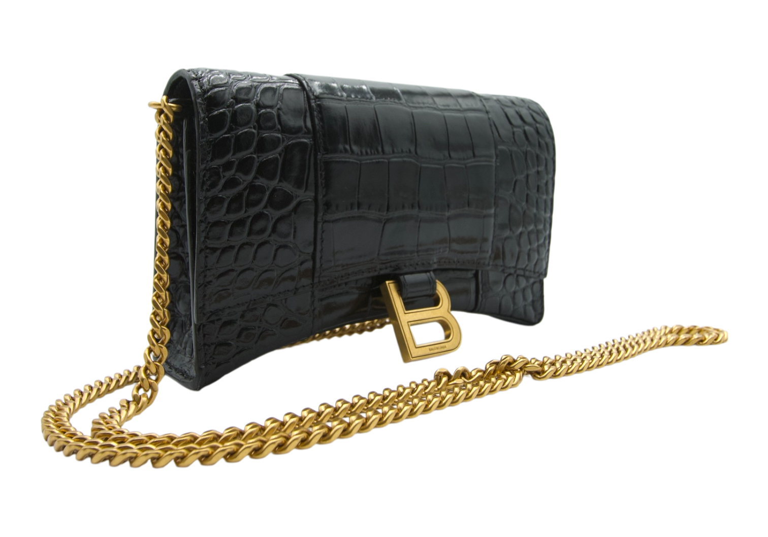 Balenciaga Hourglass Wallet on Chain