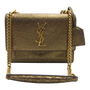 Saint Laurent Kate Metallic Gold Crossbody