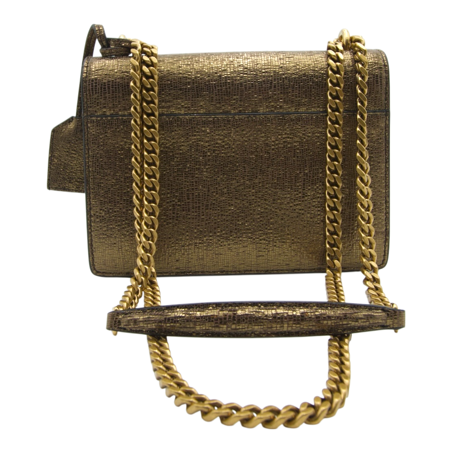 Saint Laurent Kate Metallic Gold Crossbody
