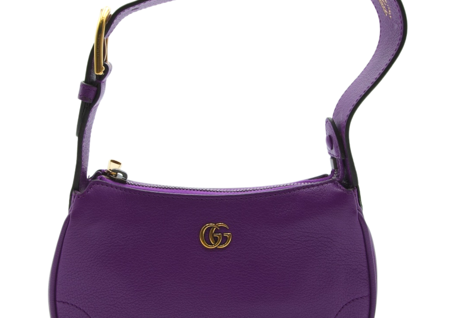Gucci Mini Leather Aphrodite Shoulder Bag Purple