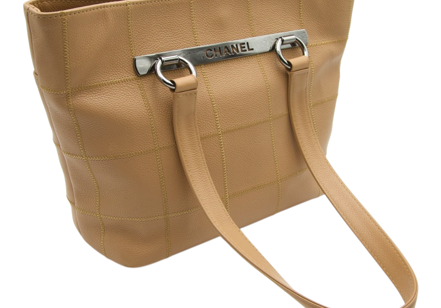 Chanel Caviar Leather Tote Beige