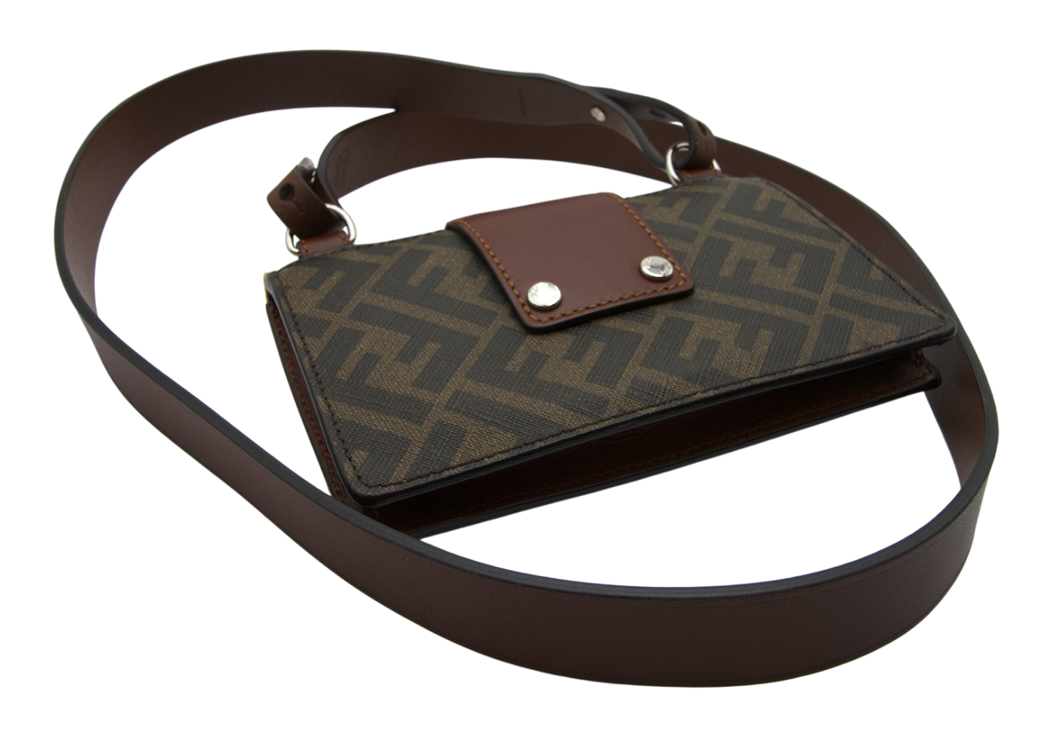 Fendi Zucca FF Messenger Bag