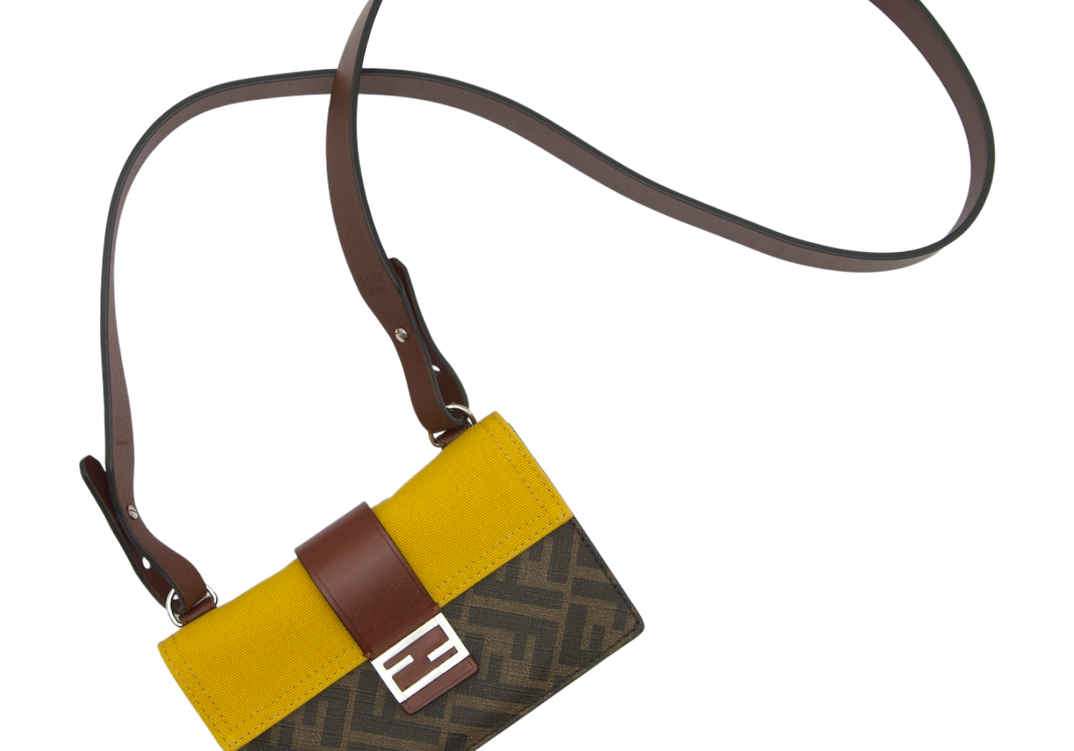 Fendi Zucca FF Messenger Bag