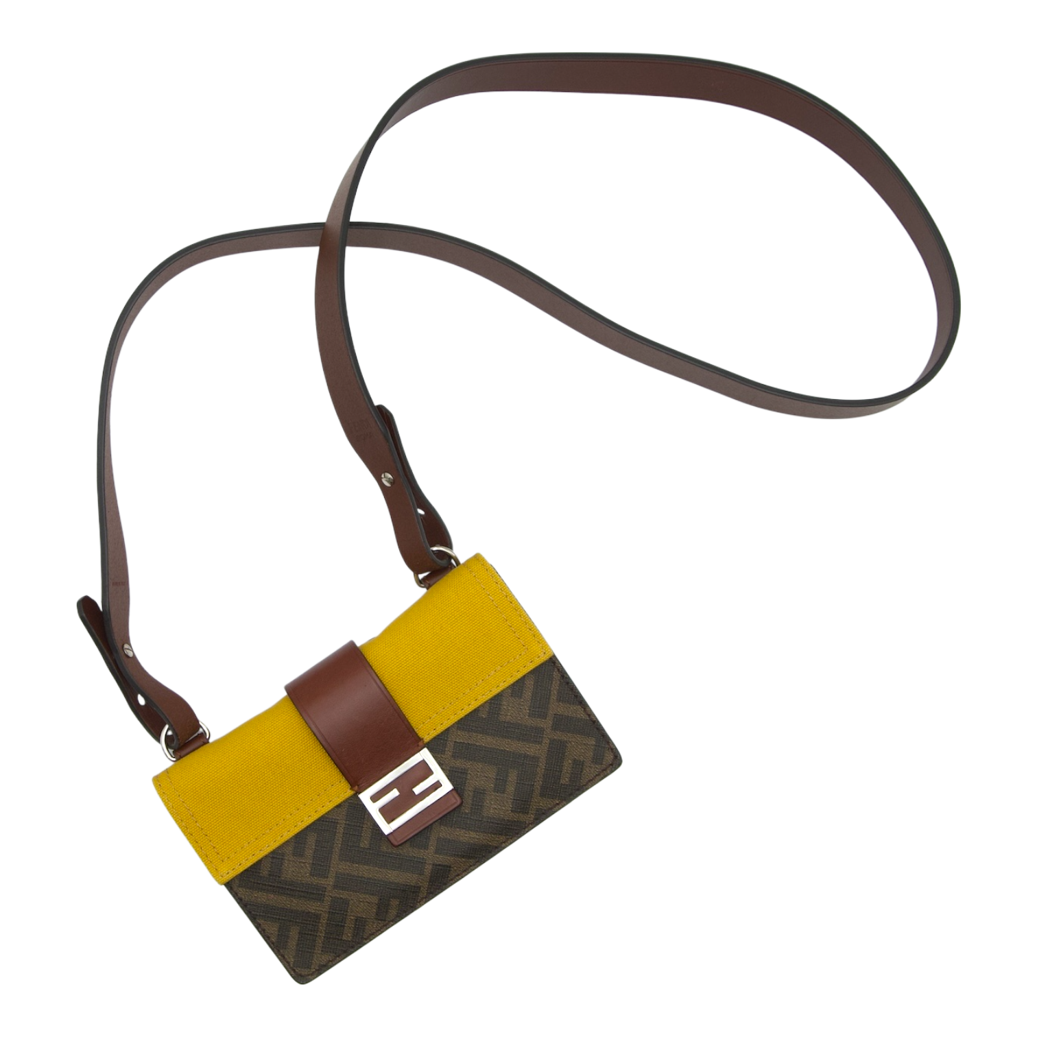 Fendi Zucca FF Messenger Bag