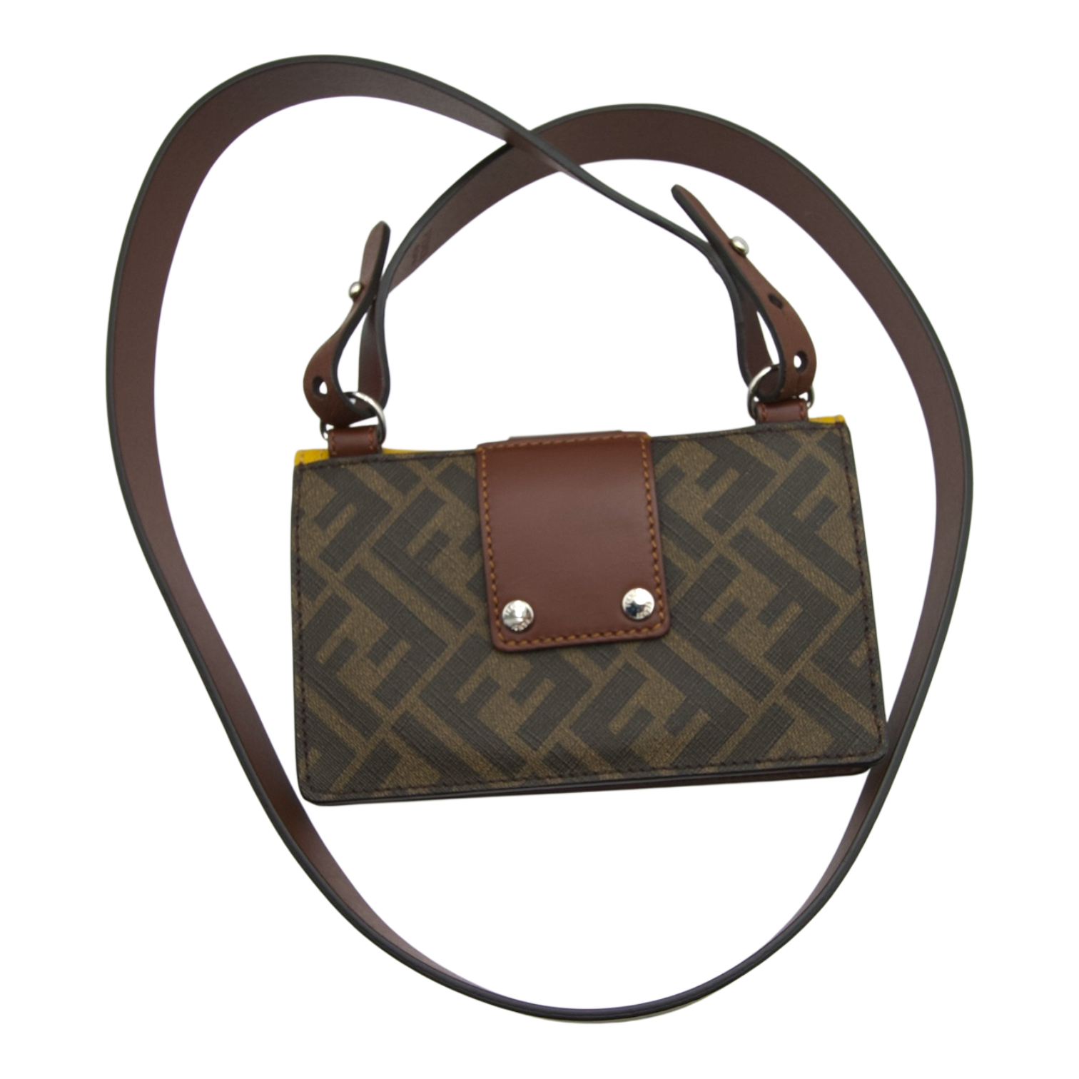 Fendi Zucca FF Messenger Bag