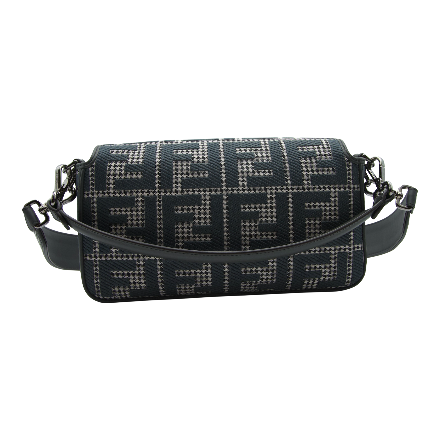 Fendi Zucca Baguette Canvas Grey