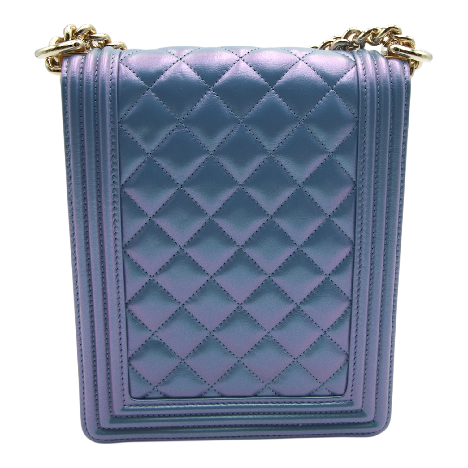 Chanel North South  Boy Bag Iridescent