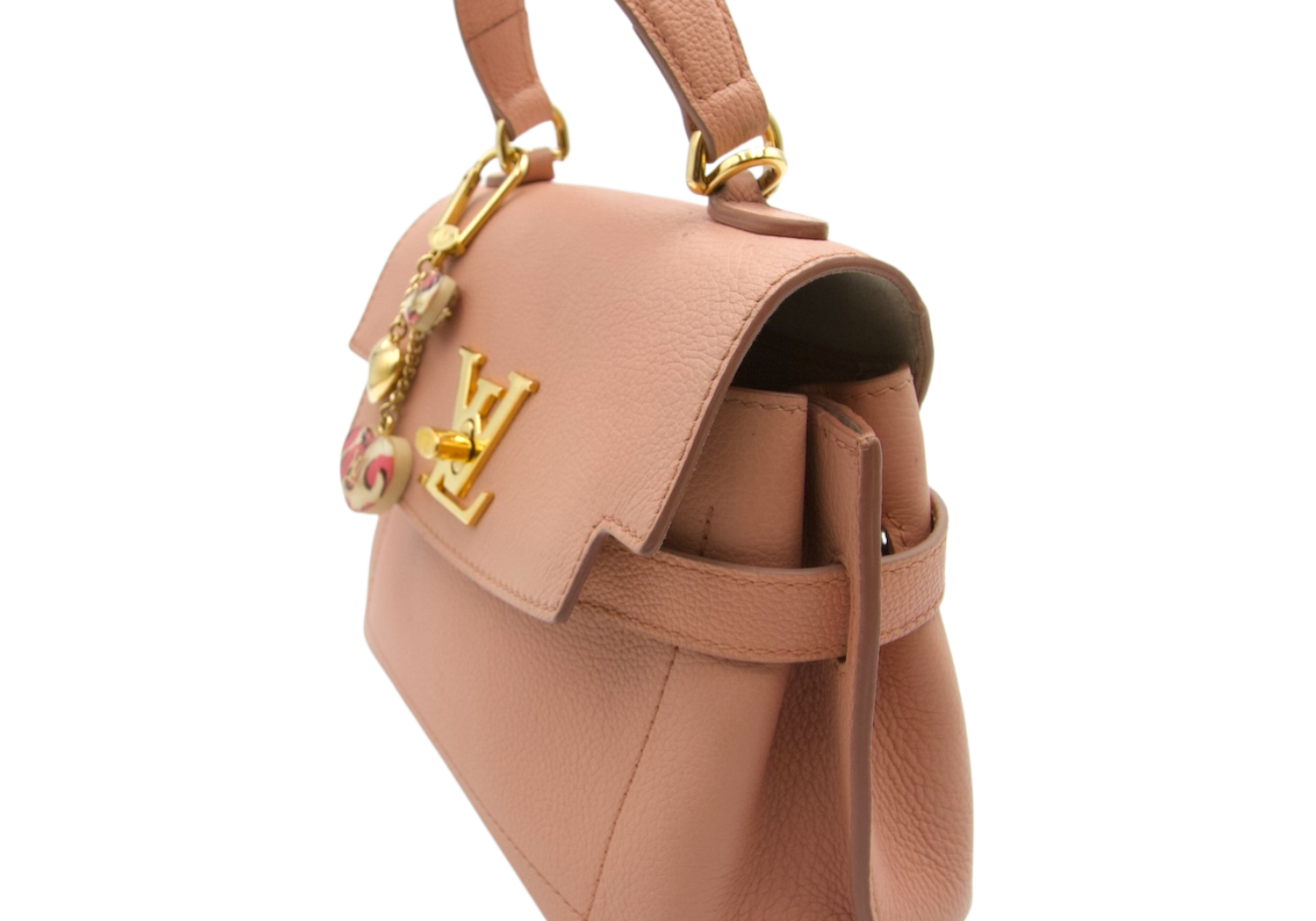 Louis Vuitton LockMe Ever Mini Bag & Hearts Charm