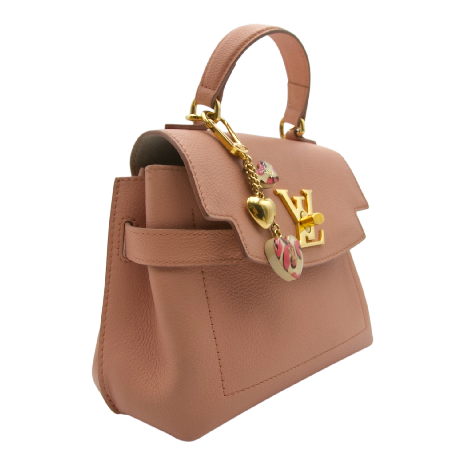 Louis Vuitton LockMe Ever Mini Bag & Hearts Charm